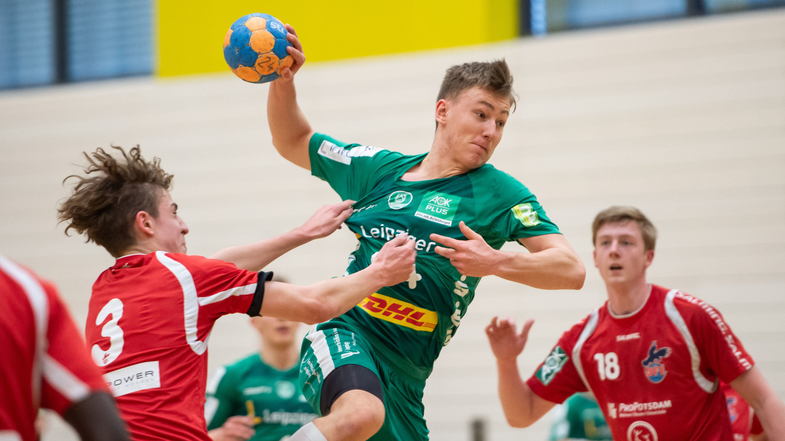GER, Handball, A-Jugend, Restart 2021, Bundesliga, SC DHfK vs VfL Potsdam, 24.04.2021