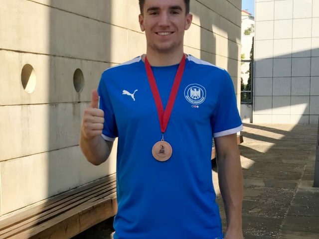 Nils Greilich gewinnt mit der U18-Nationalmannschaft eine EM-Medaille