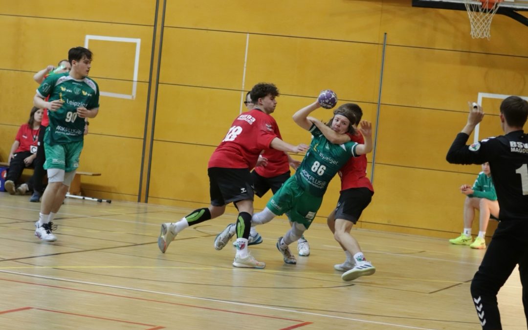 U15 siegt im Spitzenspiel gegen Magdeburg mit Nervenstärke